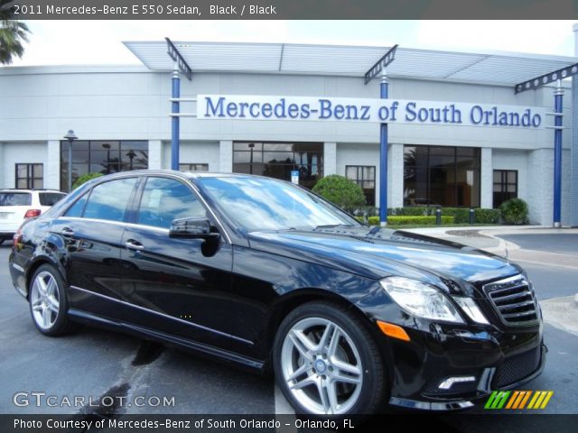 2011 Mercedes-Benz E 550 Sedan in Black
