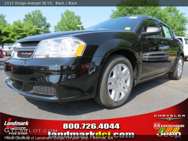 2013 Dodge Avenger SE V6 in Black