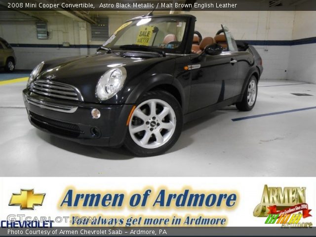 2008 Mini Cooper Convertible in Astro Black Metallic