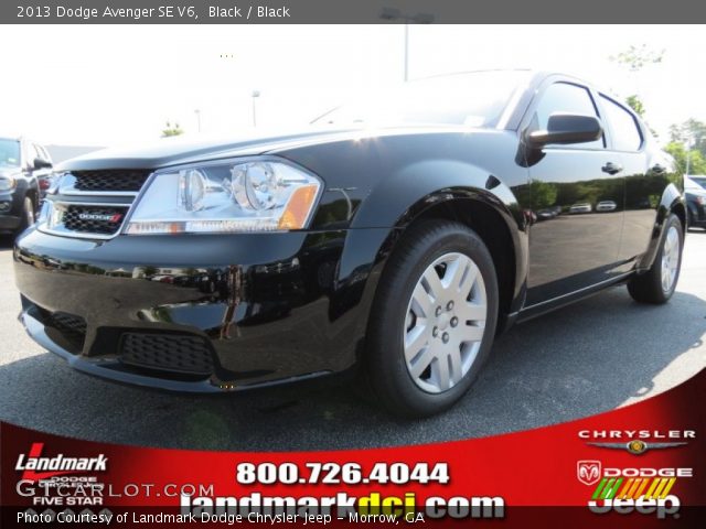 2013 Dodge Avenger SE V6 in Black