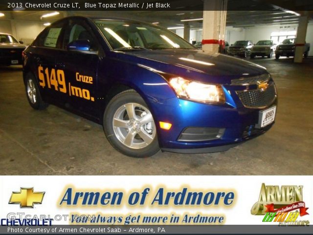 2013 Chevrolet Cruze LT in Blue Topaz Metallic