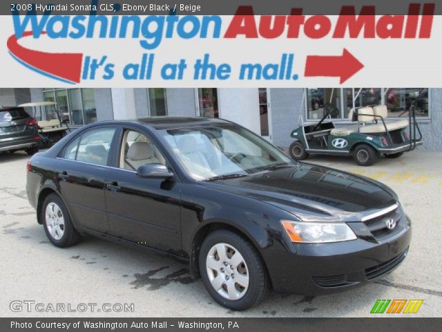 2008 Hyundai Sonata GLS in Ebony Black