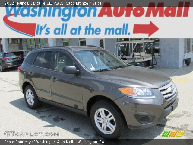 2012 Hyundai Santa Fe GLS AWD in Cabo Bronze