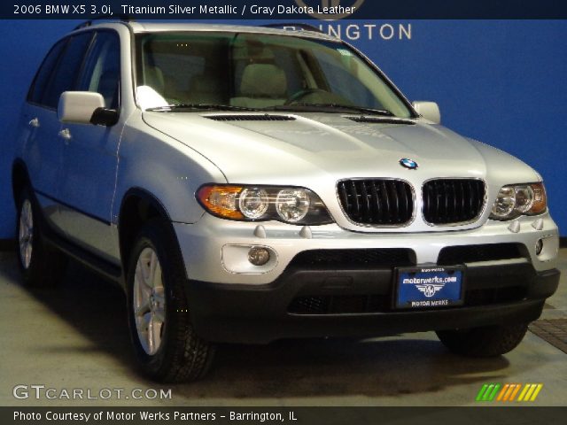 2006 BMW X5 3.0i in Titanium Silver Metallic