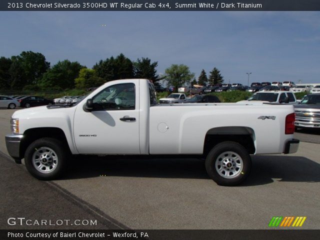 2013 Chevrolet Silverado 3500HD WT Regular Cab 4x4 in Summit White