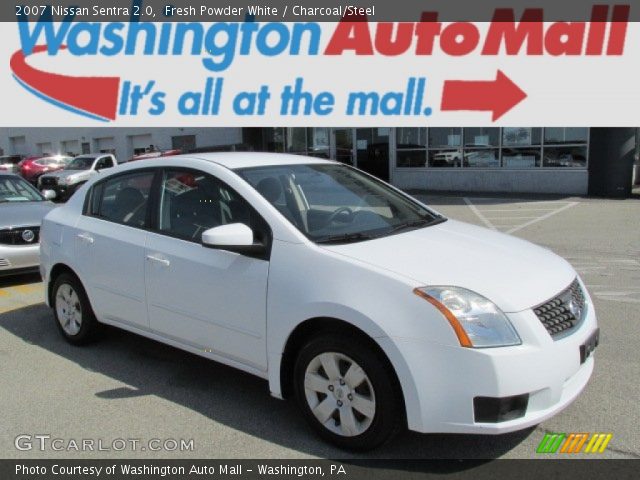 2007 Nissan Sentra 2.0 in Fresh Powder White