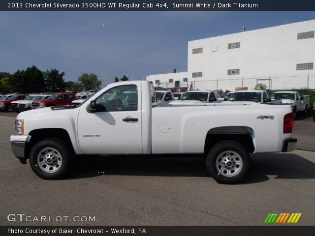 2013 Chevrolet Silverado 3500HD WT Regular Cab 4x4 in Summit White