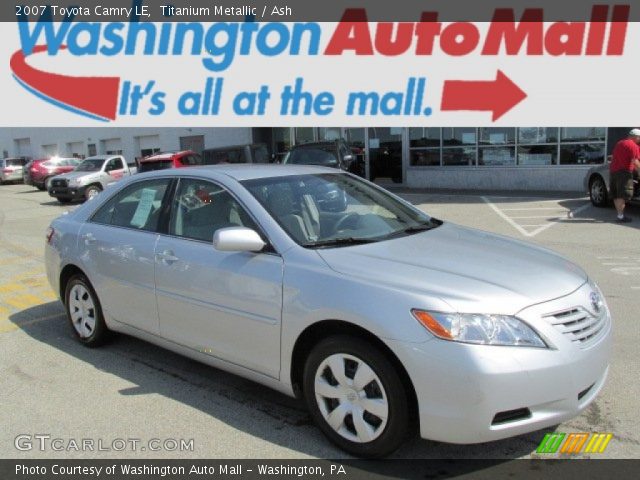 2007 Toyota Camry LE in Titanium Metallic