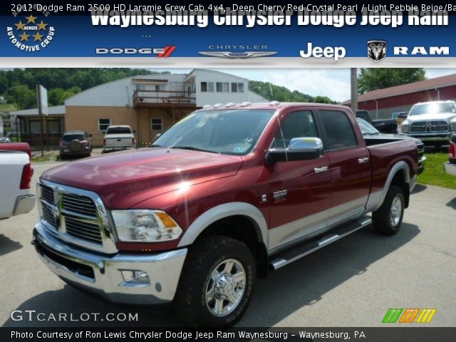 2012 Dodge Ram 2500 HD Laramie Crew Cab 4x4 in Deep Cherry Red Crystal Pearl