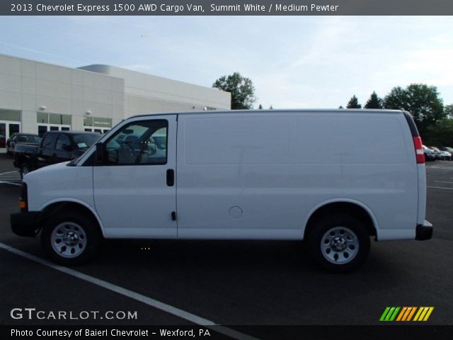 2013 Chevrolet Express 1500 AWD Cargo Van in Summit White