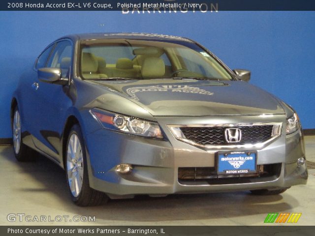 2008 Honda Accord EX-L V6 Coupe in Polished Metal Metallic