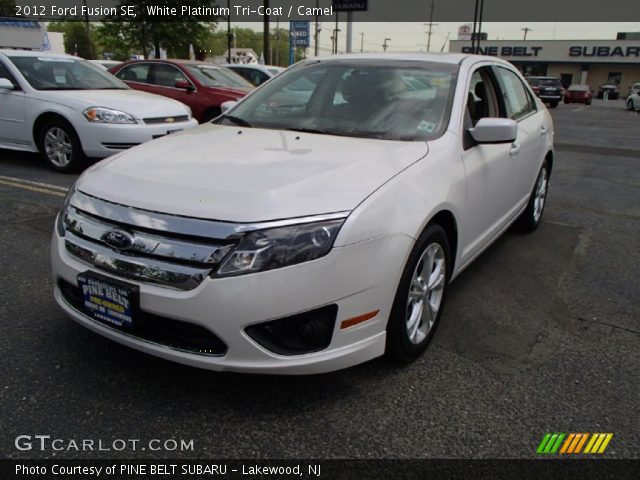 2012 Ford Fusion SE in White Platinum Tri-Coat