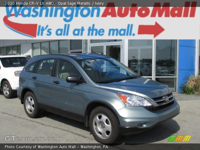 2010 Honda CR-V LX AWD in Opal Sage Metallic