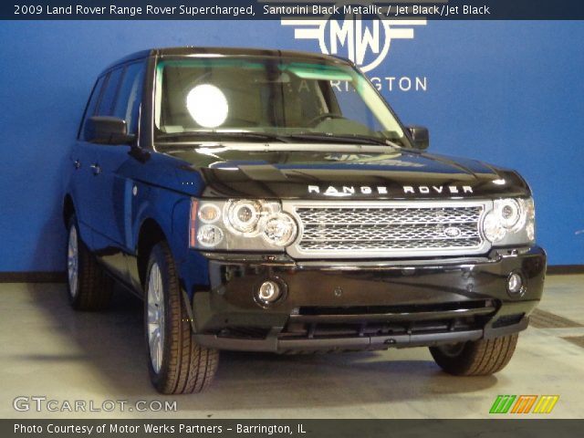 2009 Land Rover Range Rover Supercharged in Santorini Black Metallic