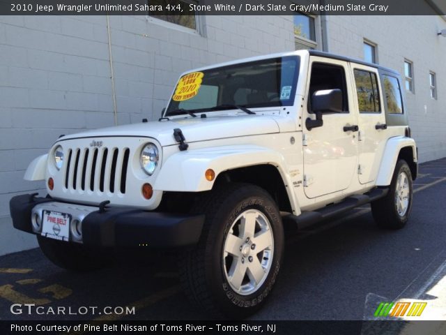 2010 Jeep Wrangler Unlimited Sahara 4x4 in Stone White