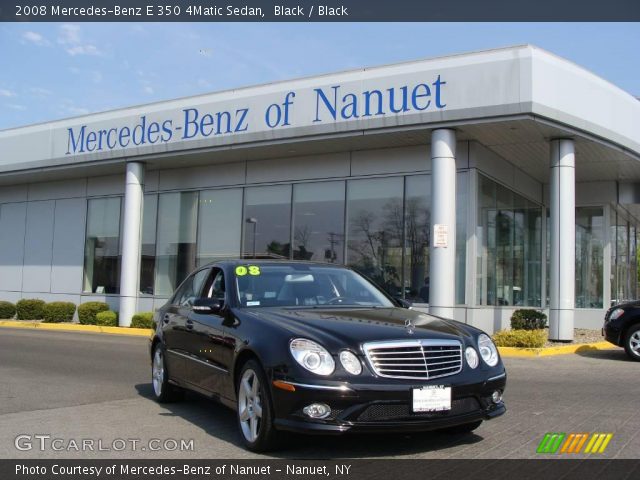 2008 Mercedes-Benz E 350 4Matic Sedan in Black