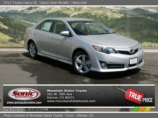 2013 Toyota Camry SE in Classic Silver Metallic