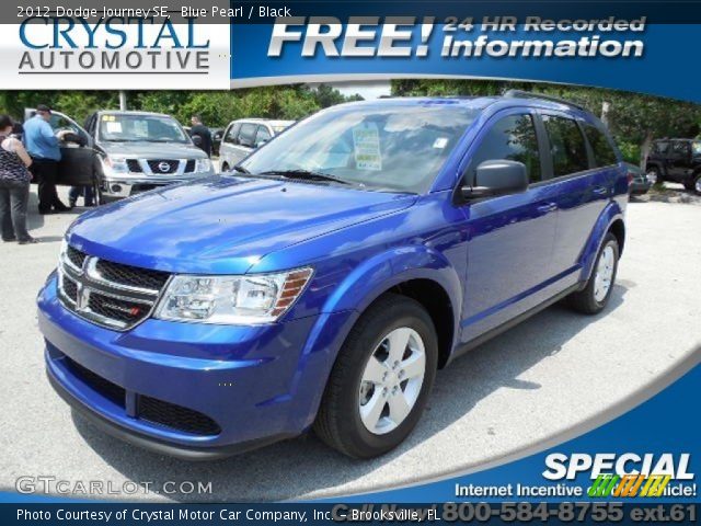 2012 Dodge Journey SE in Blue Pearl