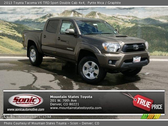 2013 Toyota Tacoma V6 TRD Sport Double Cab 4x4 in Pyrite Mica