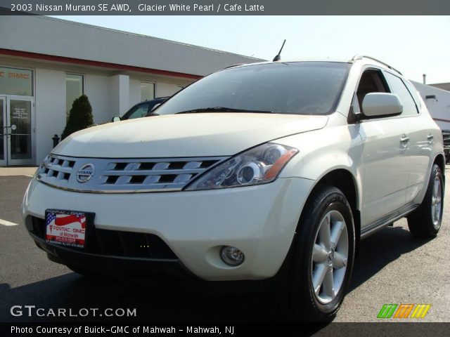 2003 Nissan Murano SE AWD in Glacier White Pearl