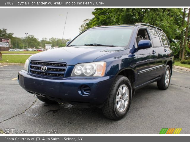 2002 Toyota Highlander V6 4WD in Indigo Ink Pearl