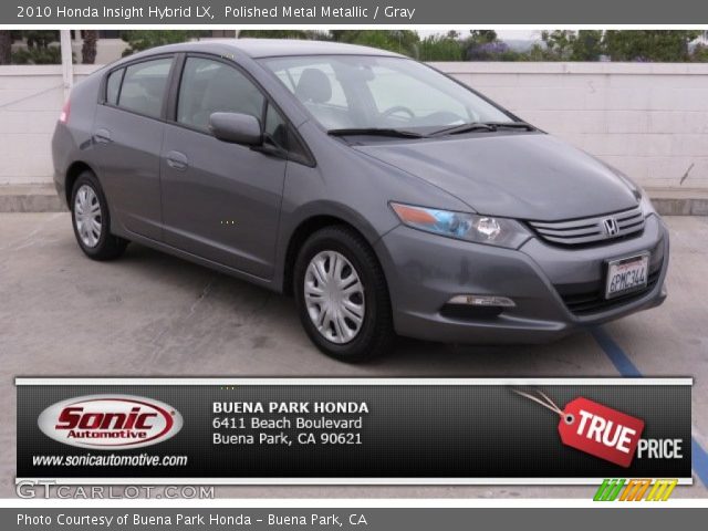2010 Honda Insight Hybrid LX in Polished Metal Metallic