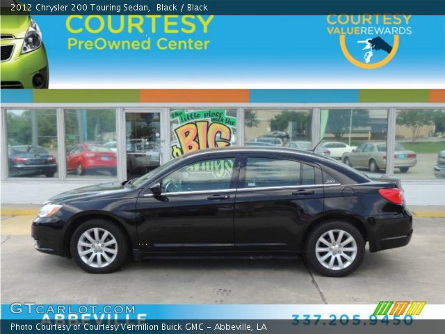 2012 Chrysler 200 Touring Sedan in Black
