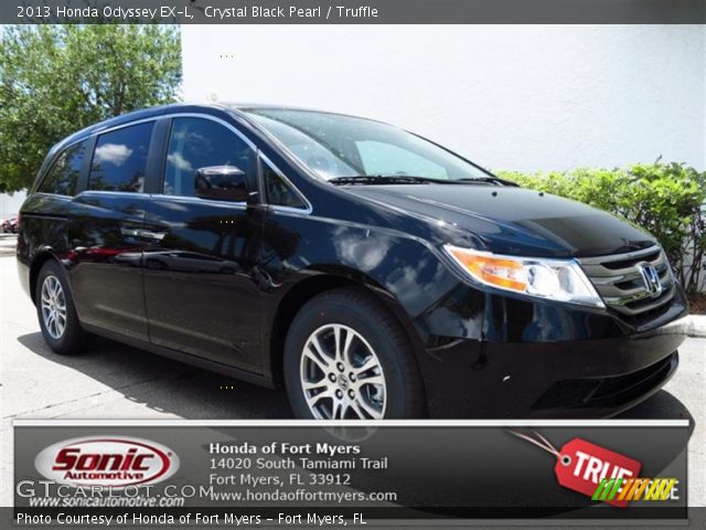 2013 Honda Odyssey EX-L in Crystal Black Pearl