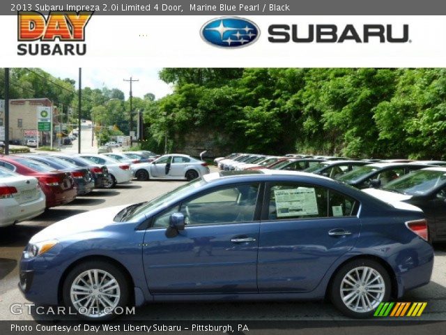 2013 Subaru Impreza 2.0i Limited 4 Door in Marine Blue Pearl
