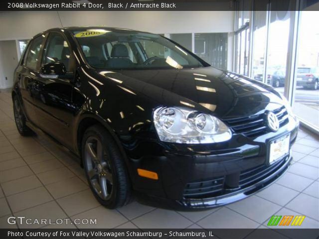 2008 Volkswagen Rabbit 4 Door in Black