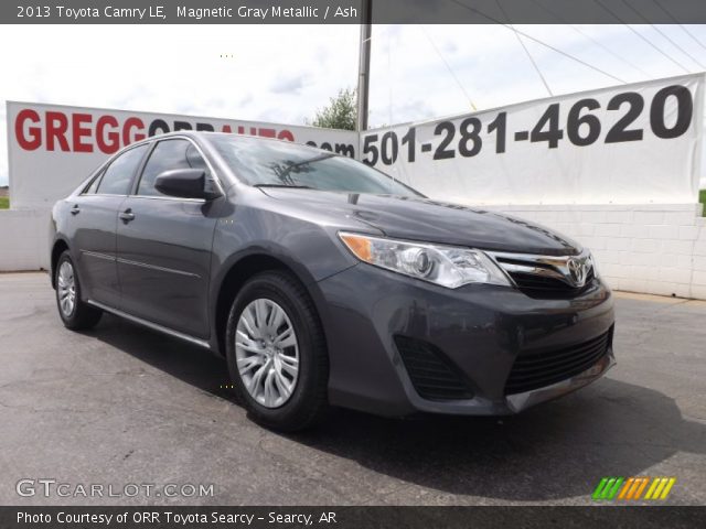 2013 Toyota Camry LE in Magnetic Gray Metallic