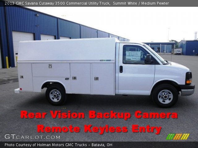 2013 GMC Savana Cutaway 3500 Commercial Utility Truck in Summit White