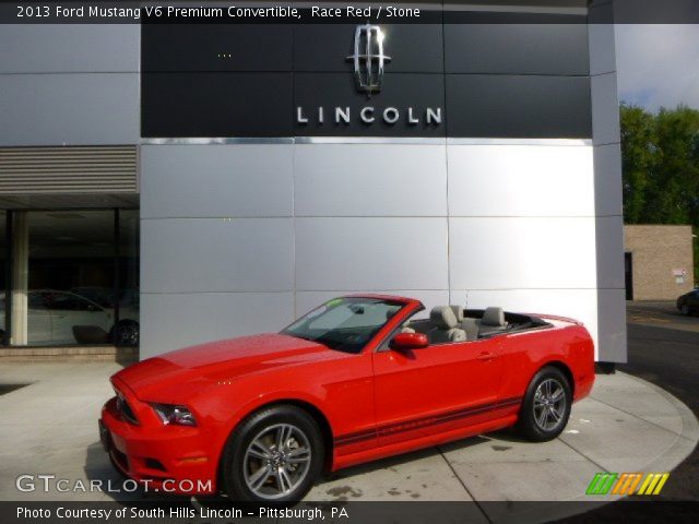 2013 Ford Mustang V6 Premium Convertible in Race Red