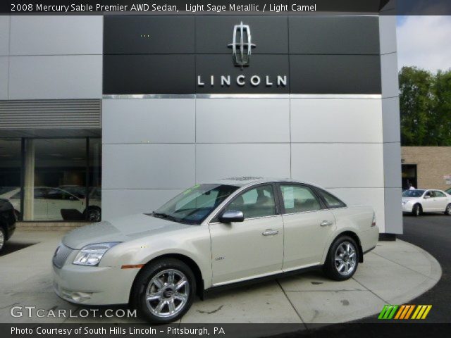 2008 Mercury Sable Premier AWD Sedan in Light Sage Metallic