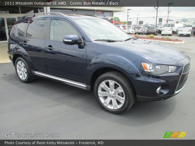 2011 Mitsubishi Outlander SE AWD in Cosmic Blue Metallic