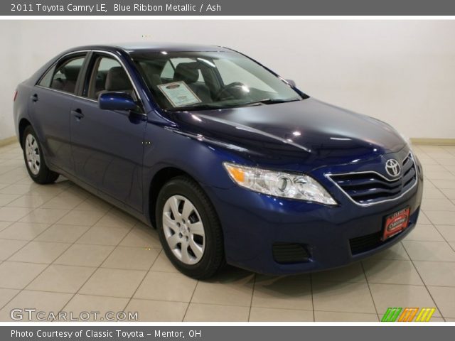 2011 Toyota Camry LE in Blue Ribbon Metallic