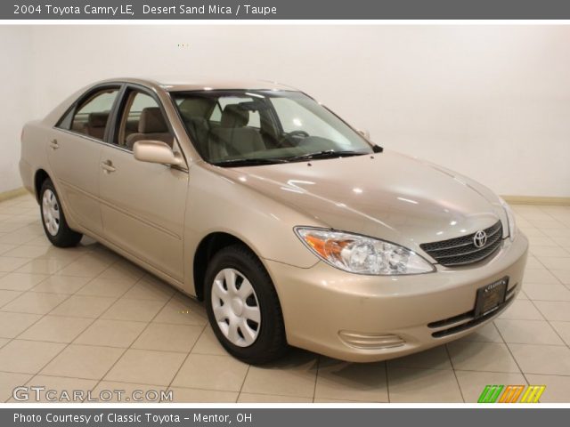 2004 Toyota Camry LE in Desert Sand Mica