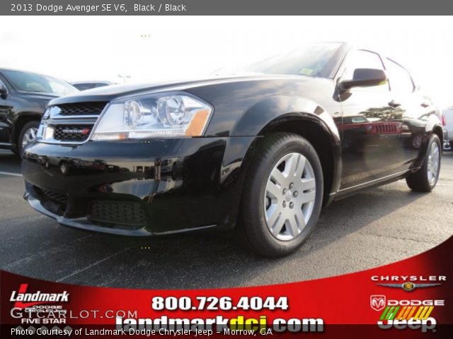2013 Dodge Avenger SE V6 in Black