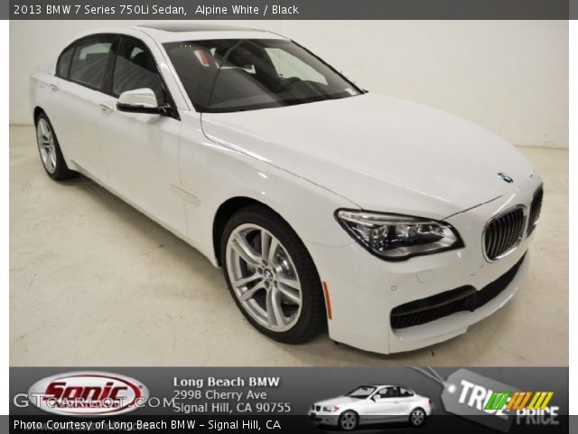 2013 BMW 7 Series 750Li Sedan in Alpine White