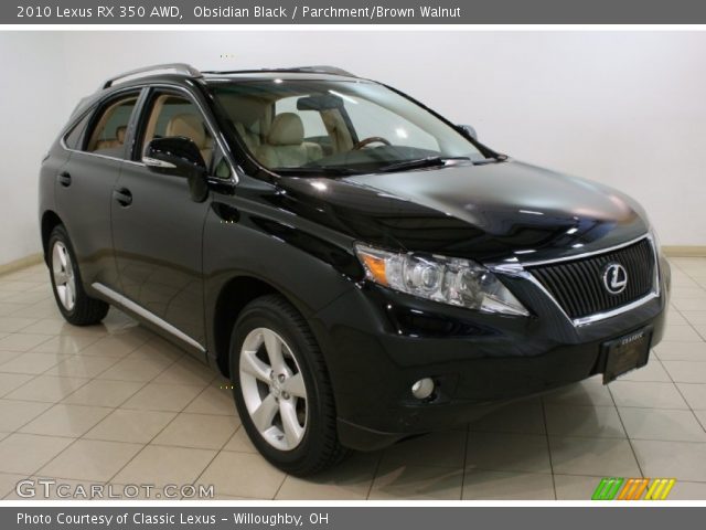 2010 Lexus RX 350 AWD in Obsidian Black