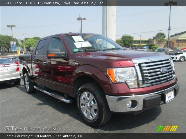 2010 Ford F150 XLT SuperCrew in Royal Red Metallic