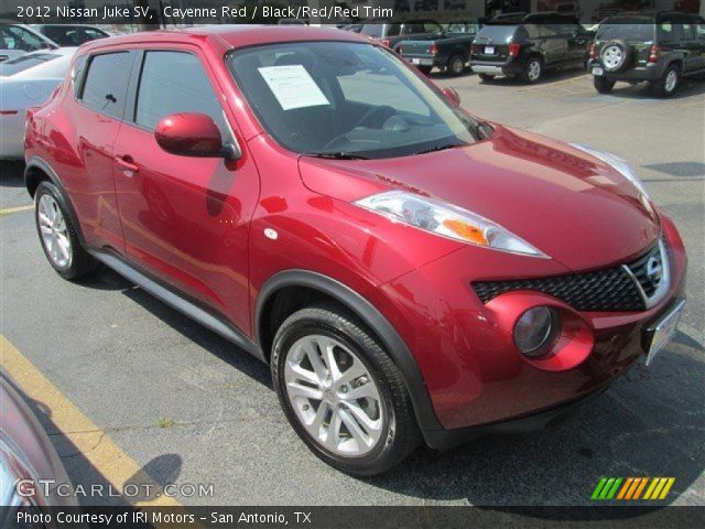 2012 Nissan Juke SV in Cayenne Red