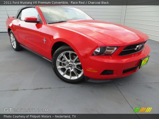 2011 Ford Mustang V6 Premium Convertible in Race Red