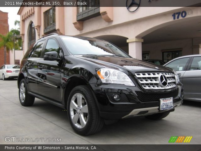 2011 Mercedes-Benz ML 350 in Black