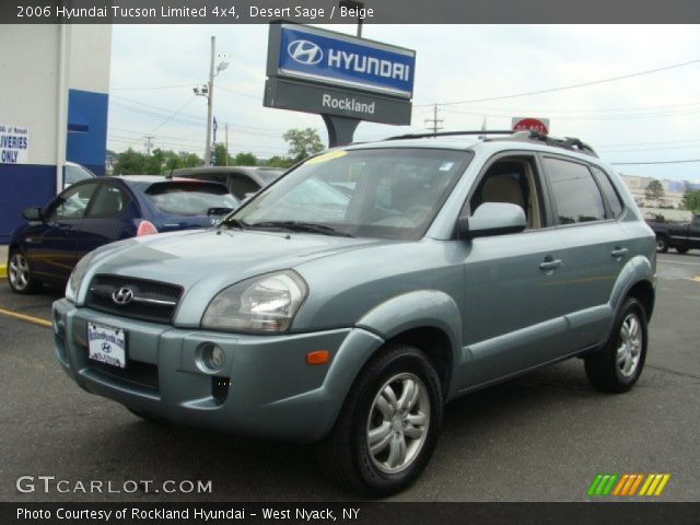 2006 Hyundai Tucson Limited 4x4 in Desert Sage
