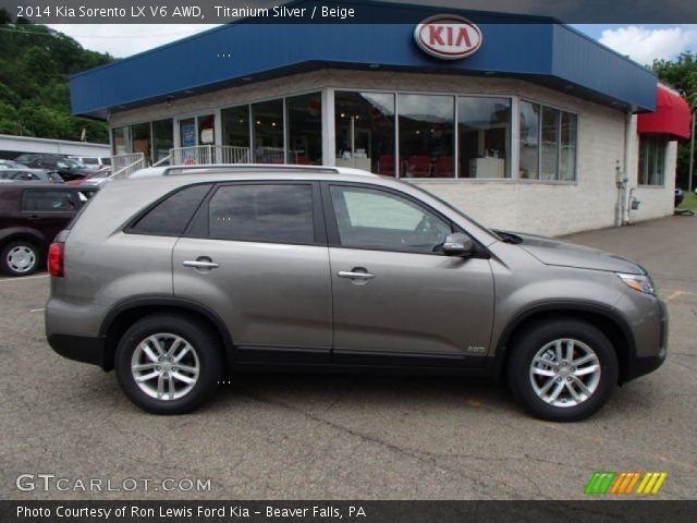 2014 Kia Sorento LX V6 AWD in Titanium Silver