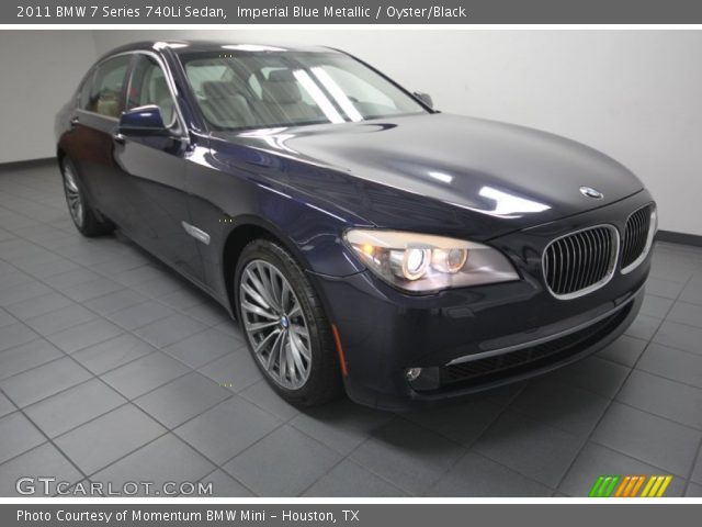 2011 BMW 7 Series 740Li Sedan in Imperial Blue Metallic