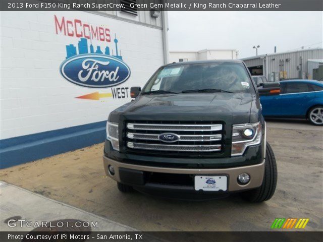 2013 Ford F150 King Ranch SuperCrew in Green Gem Metallic