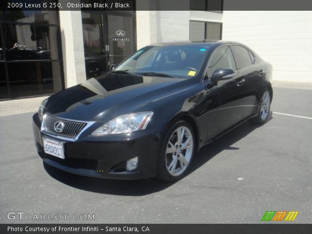 2009 Lexus IS 250 in Obsidian Black