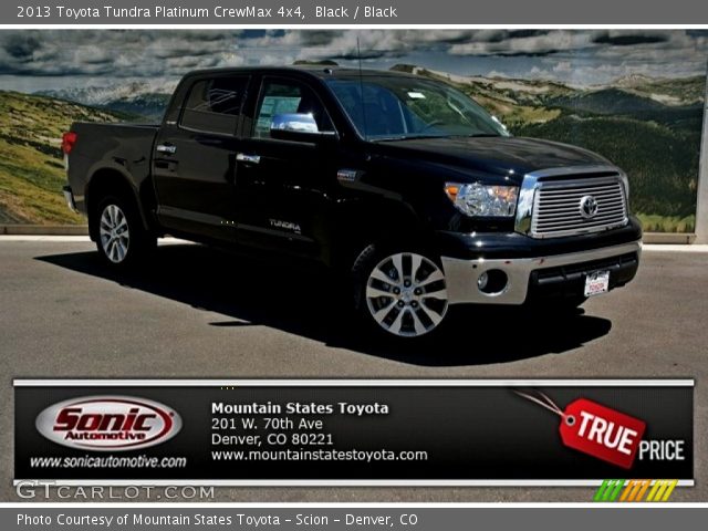 2013 Toyota Tundra Platinum CrewMax 4x4 in Black